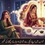 Dreaming of marrying your teacher in a dream, a sign of respect and future success.